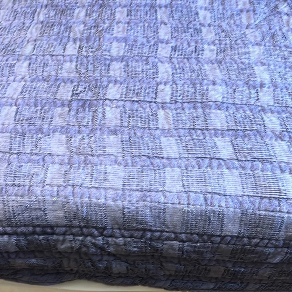 New Anthropologie Paulette Chenille Quilt Queen plus 2 shams